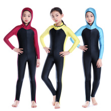 Klassische nach Maß Kinder Muslim swimm Anzug lange Stil süße Kinder Bademode für Mädchen Bademode
